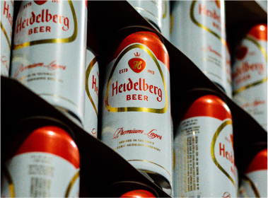 Image of the new Heidelberg beer can.
